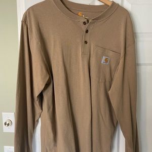 Tan Carhartt Longsleeve Tshirt